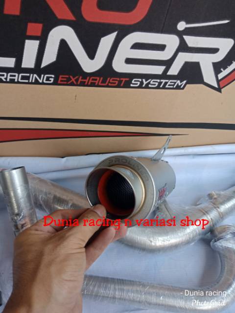 Knalpot Proliner Ninja 250 Fi TR 1 R new Titan Short full system original Proliner