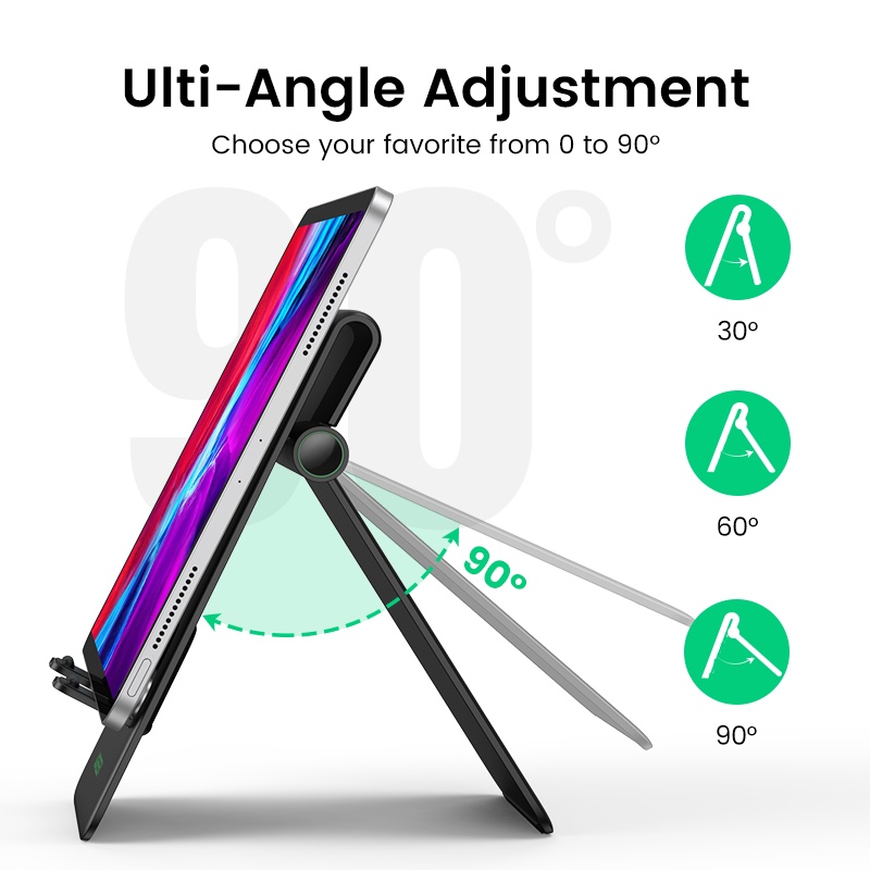 【Stok Produk di Indonesia】Ugreen Stand Holder Tablet 4.7-12.9 &quot;Portable Bisa Holder