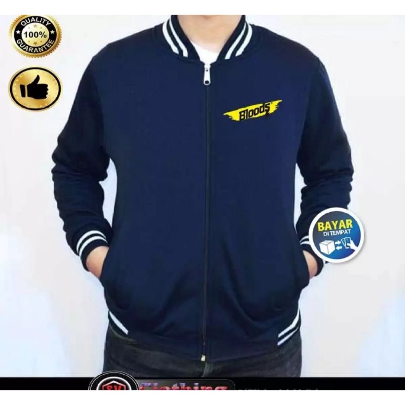 Jaket Baseball Varsity Bloods Pria Wanita