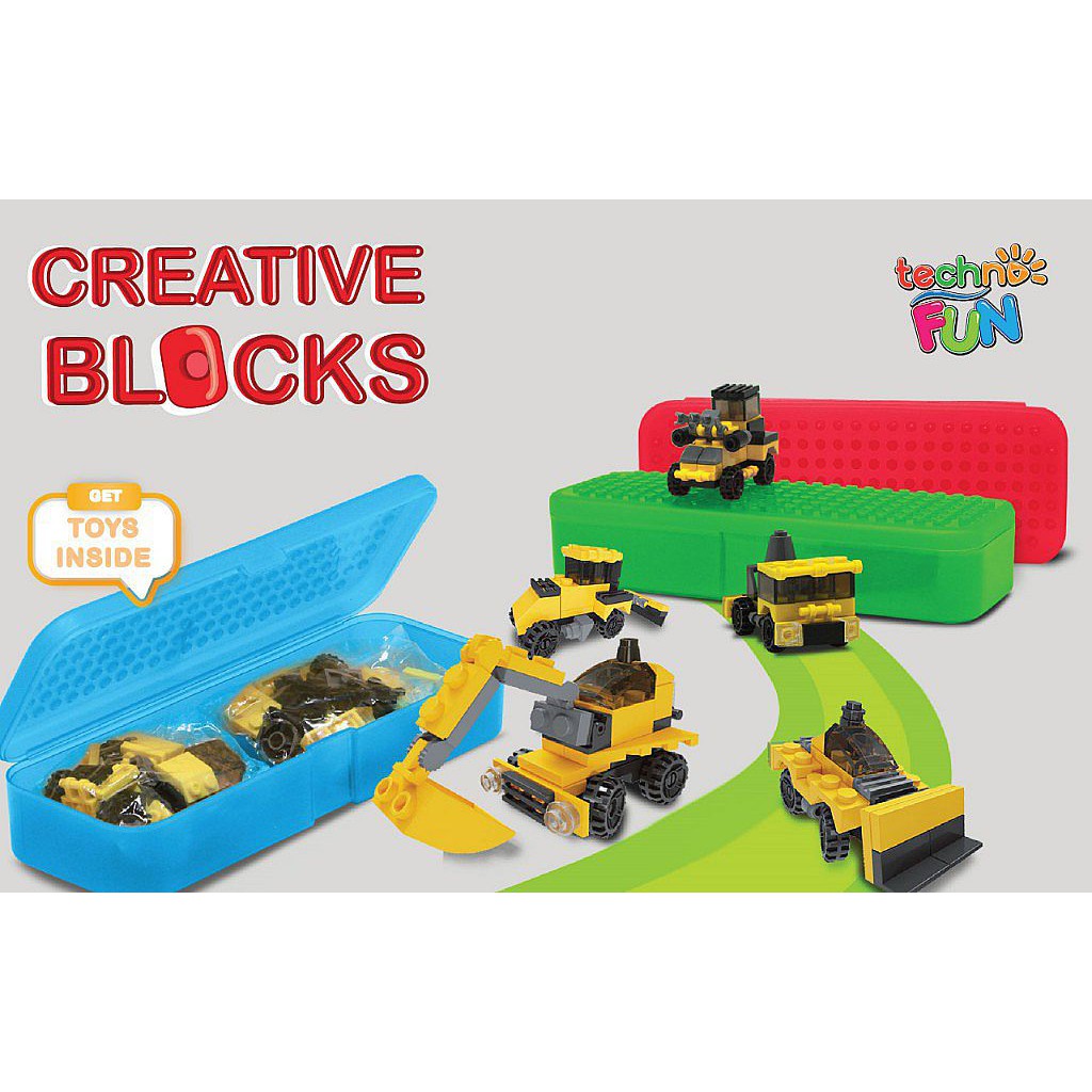 LEGO Tempat Pensil Creative Block Set With Case 11002 Technoplast Mainan Lego Edukasi Anak Kreatif