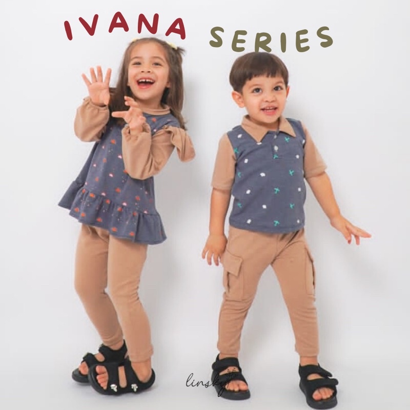 LINSKY BABY - IVANA Series Setelan Anak Couple Tobeli.Kids