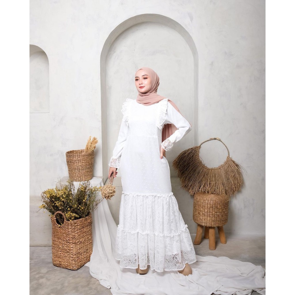 100% REALPICT dilwa dress terbaru // harga promo bahan moscrepe (7)