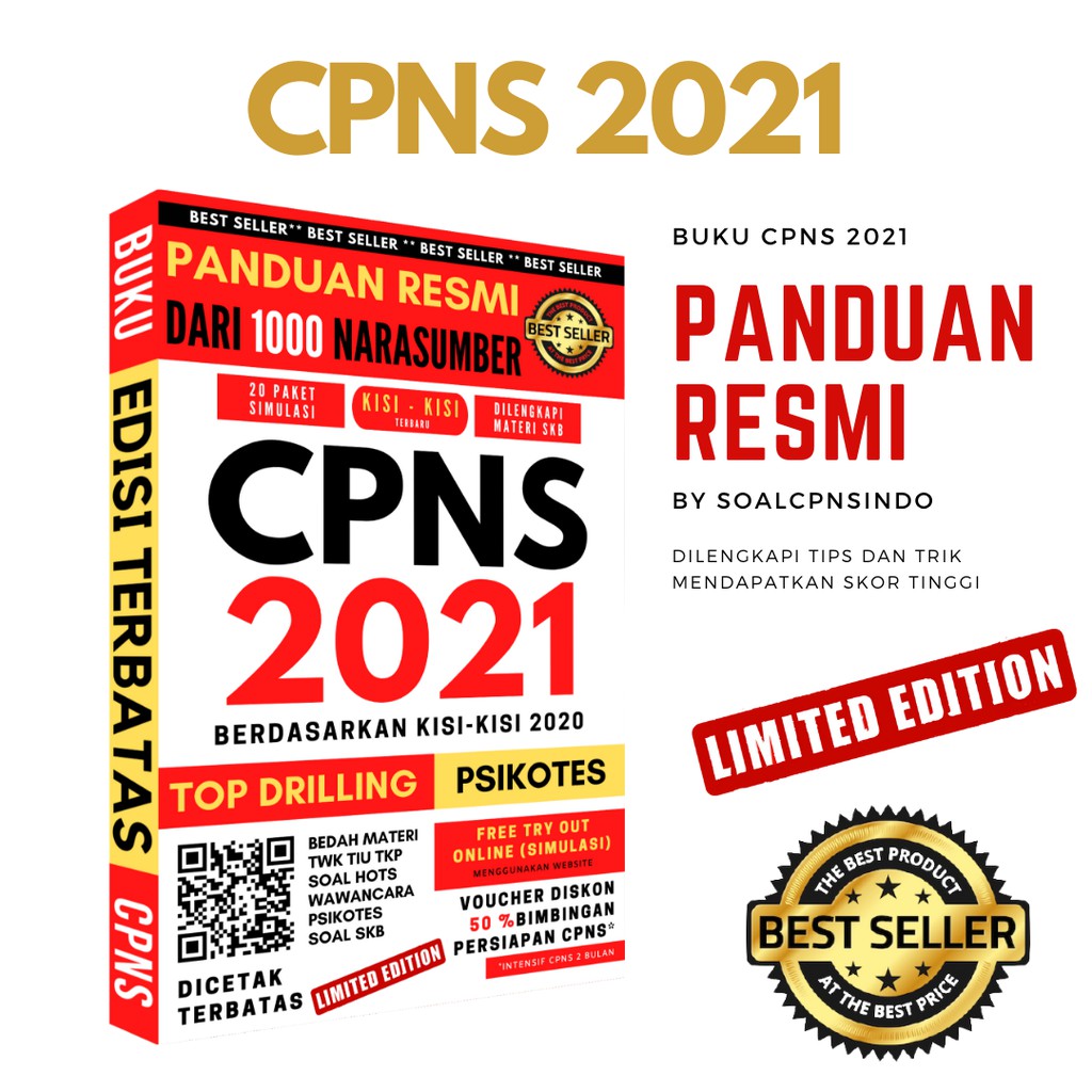 Buku Resmi Cpns 2021 Soalcpnsindo Modul Resmi Cpns Shopee Indonesia