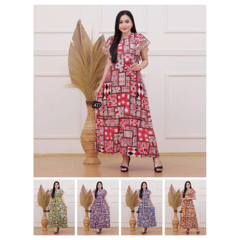 Dress Renda Incess Flowers Kekinian Busui