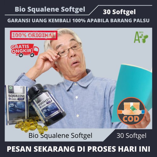 Vitamin Menjaga Kesehatan Mata Orang Dewasa, Obat Kesehatan Mata Untuk Usia Lanjut Bio Squalne Softg