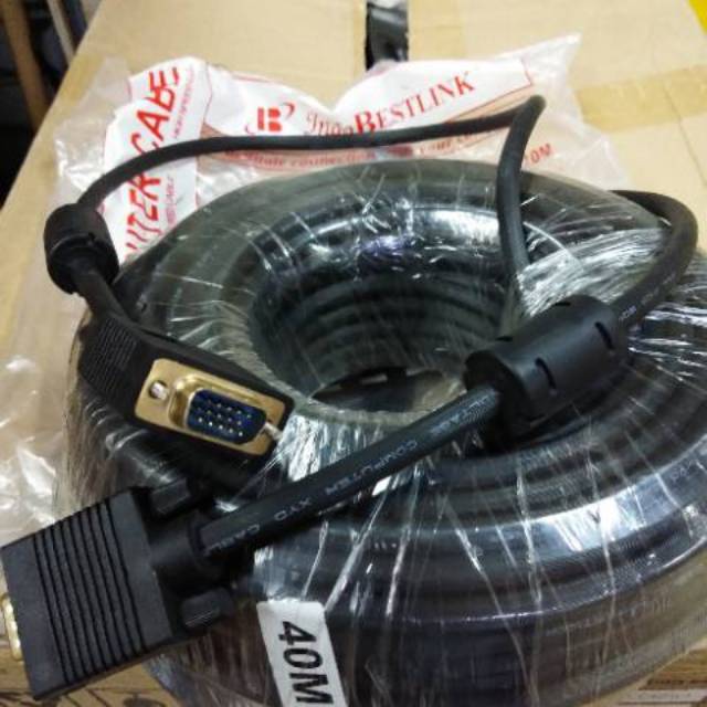 BESTLINK Kabel VGA 40M Gold Plated