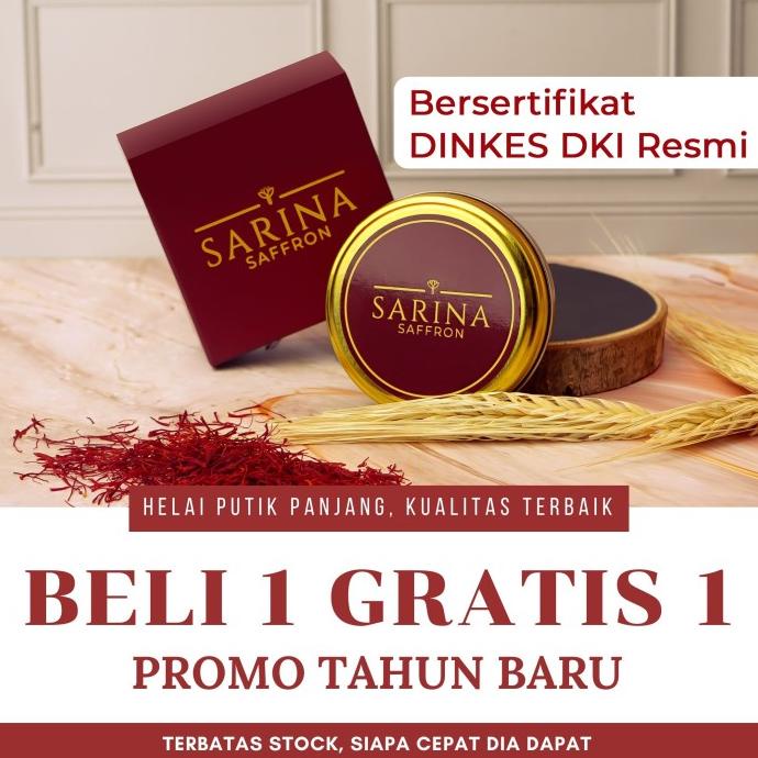 

PROMO BELI 1 GRATIS 1 | SAFFRON 100% ORIGINAL IRAN SUPER NEGIN, GRADE A++ MURAH
