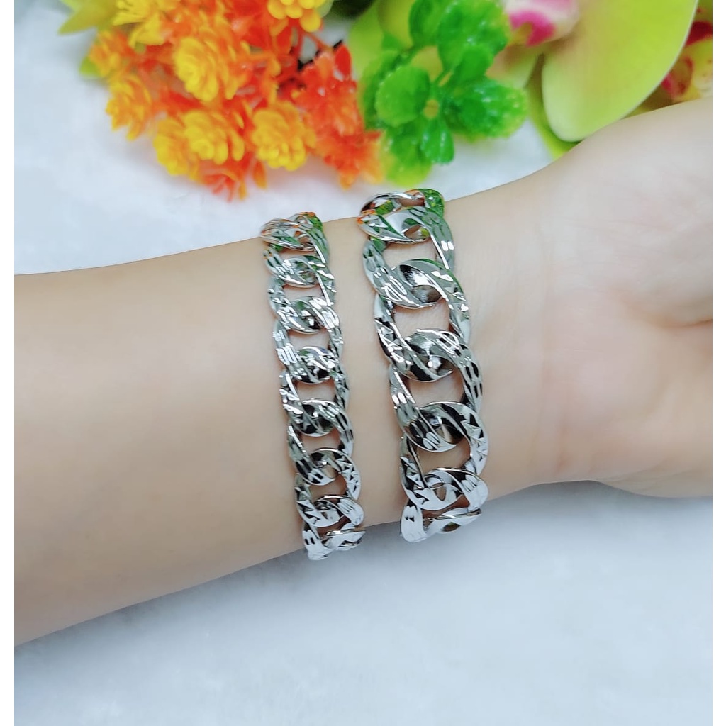 Gelang sisik naga lapis emas perhiasan fashion GL002 (lerbar 11.5mm, 16mm)