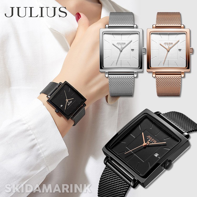 Julius JA-1207 / JA1207 Jam Tangan Wanita Korea Original Desain Klasik dan Elegan