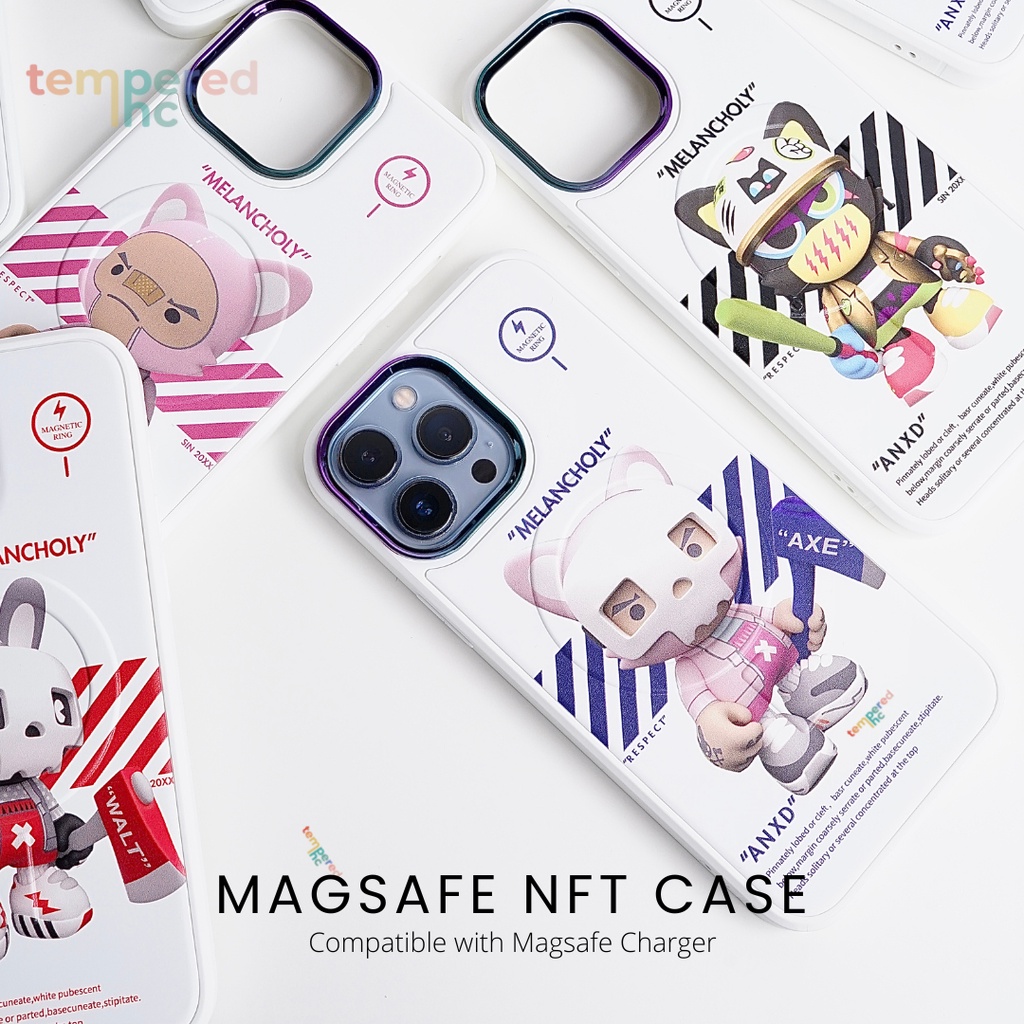 NEW ! MAGSAFE NFT Case Iphone ( Iphone 11 - 13 pro max Ready !! )