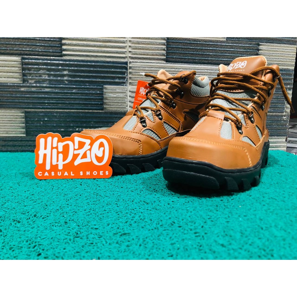 Sepatu Safety Boot Pria Original Murah Hipzo M34