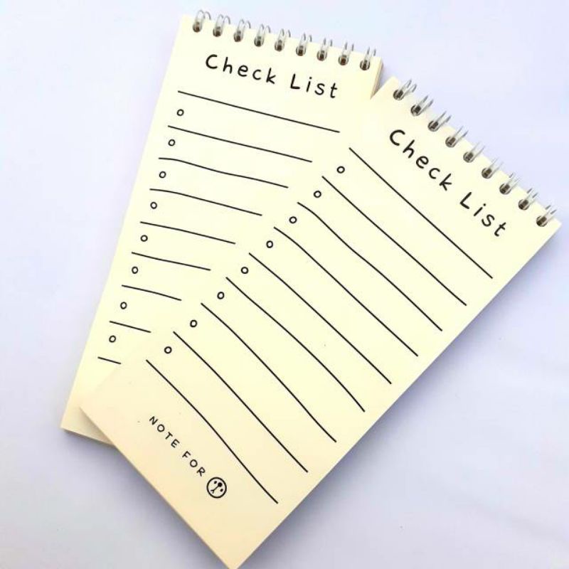 

Notebook / Buku Tulis Buku Catatan Spiral Mini 50 Lembar Buku Notebook/Memo/Agenda/To Do List
