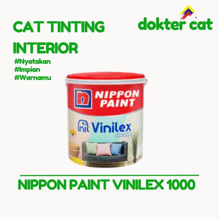 NIPPON VINILEX 1000 20Kg / CAT NIPPON / NIPPON PAINT / CAT TEMBOK / CAT TINTING