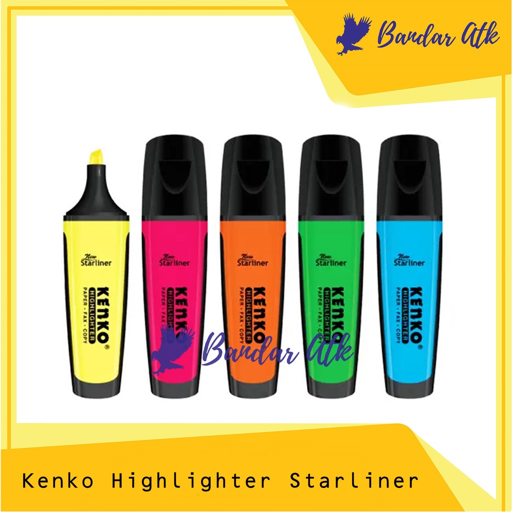 

KENKO Highlighter Penanda Buku New Starliner [1 PCS]
