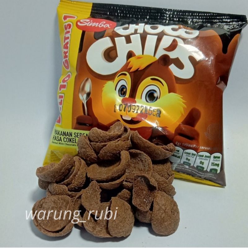 

Choco Chips Sereal rasa Coklat 6 gram. Chiki Jajanan Jadul Snack Makanan ringan Satuan Eceran Grosir Renceng(isi 10pcs) by warung_rubi