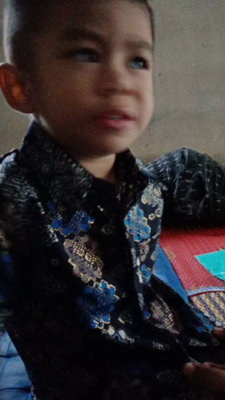 Cod (real Pict)kemeja Batik Modern Anak Laki Laki Motif Toraja Prada Foil Model Klep Intip