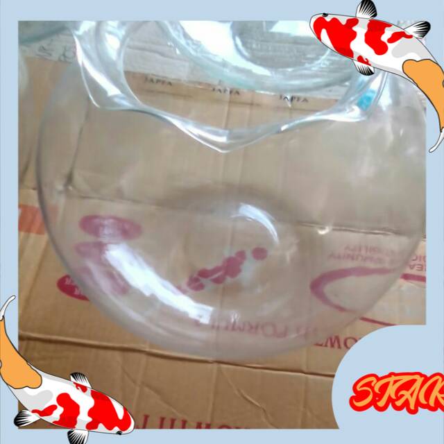 aquarium bulat toples import ojol