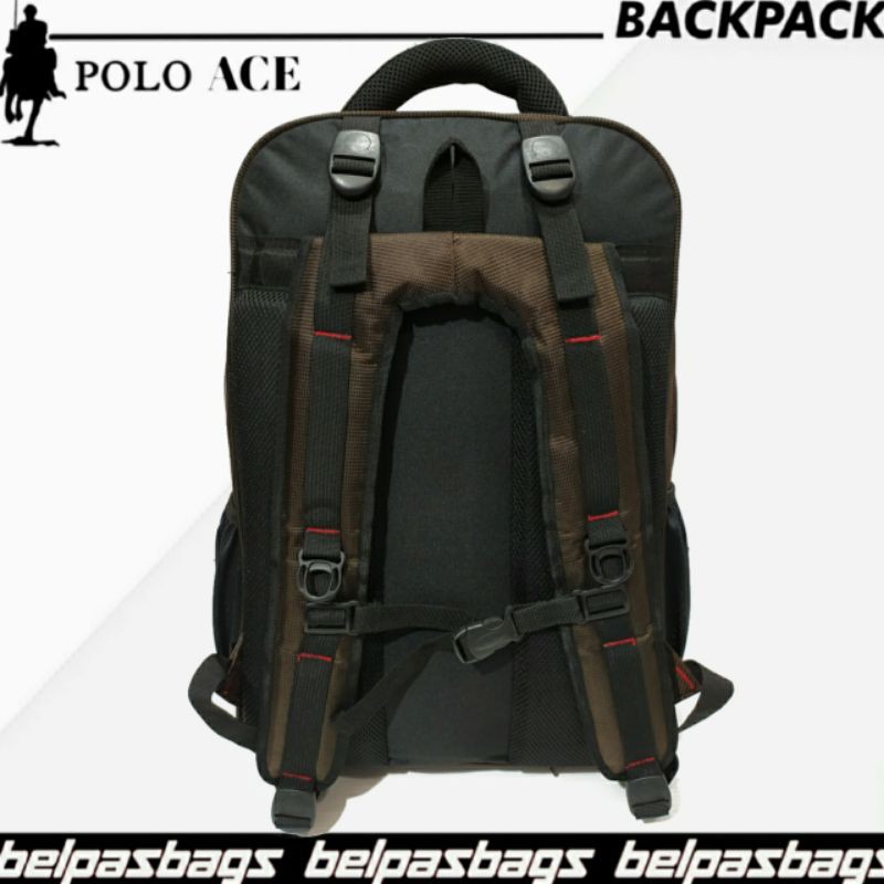 Tas ransel laptop polo Ace jumbo travel traveling