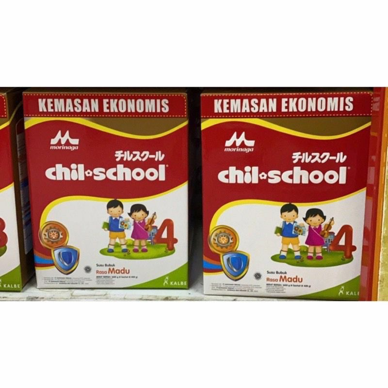 

Morinaga chil school 4 rasa vanila dan madu 1600gram (ORIGINAL)