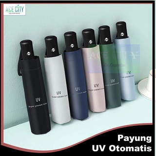 Payung Lipat Buka Lipat Payung Anti UV Payung OTOMATIS Tabir Surya Payung IMPORT