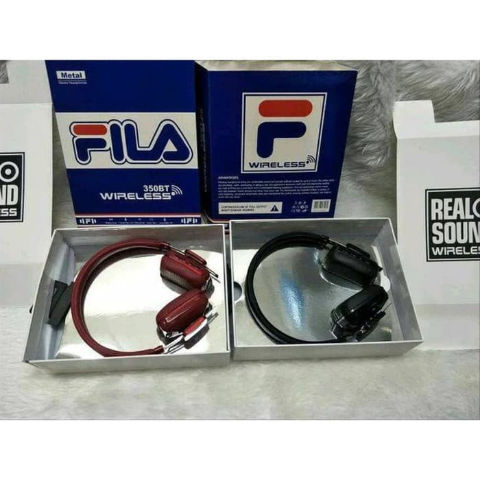 Headphone Wireless Bluetooth Gaming Music Fila 350BT Extra Bass