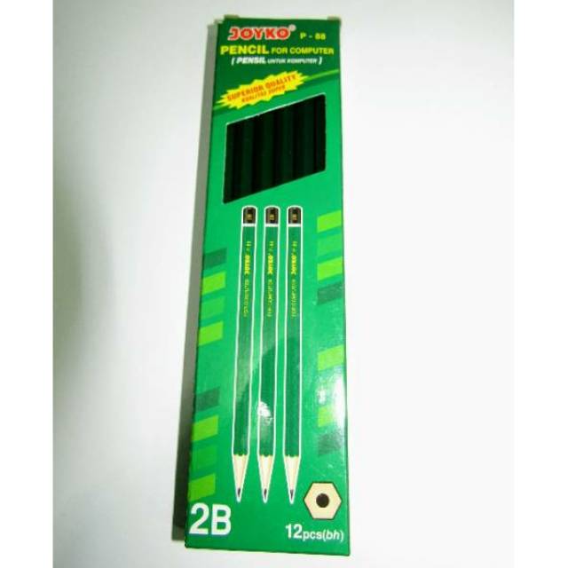 

Pensil 2B joyko hijau p-88 12 pcs