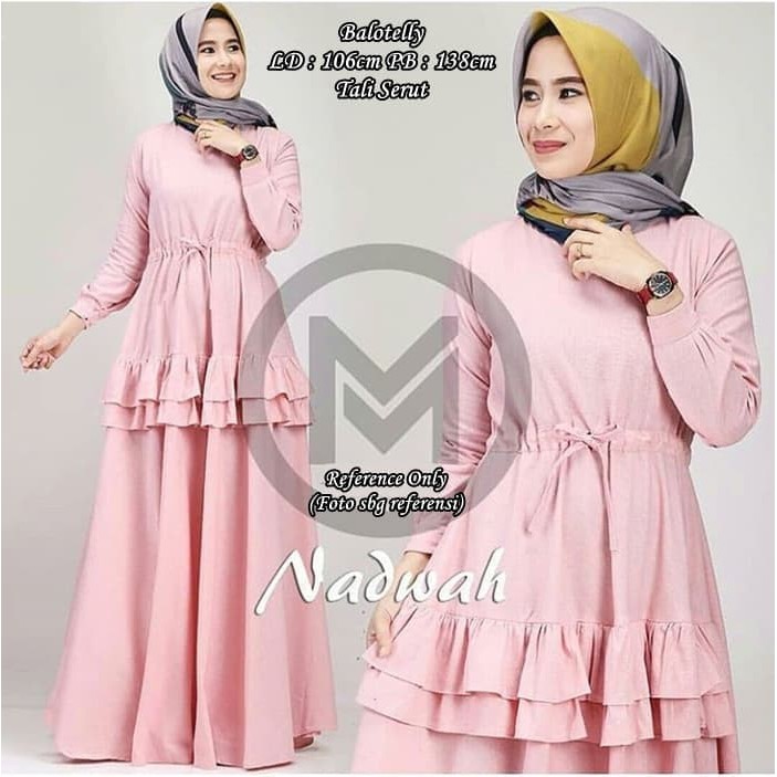 BUSANA MUSLIM REMAJA Gamis Muslim Nadwah Dress