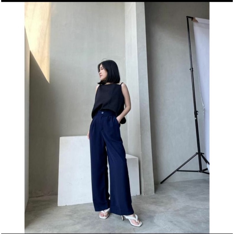 Trousers Kulot Wanita - Celana Anti Kusut - Celana Kulot