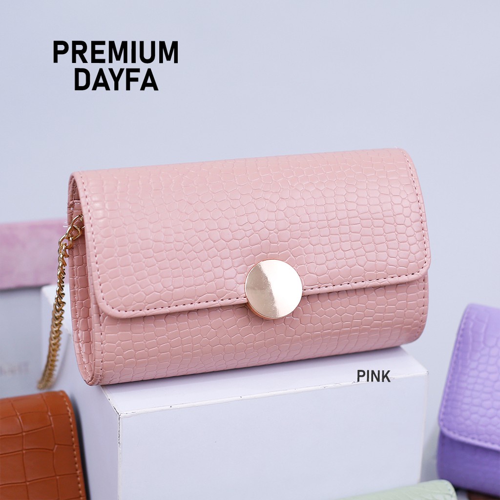 Tas selempang Rantai  Dayfa Croco JKL02