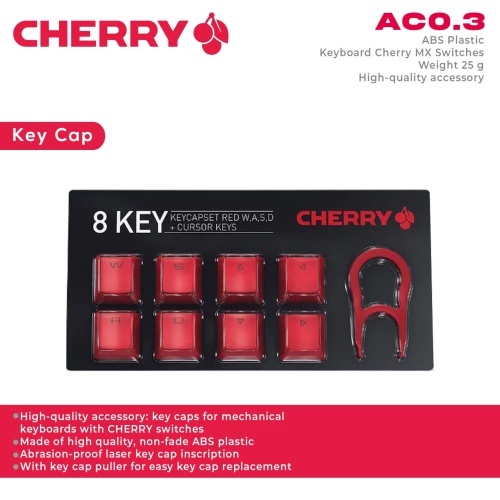 Cherry Key cap set for CHERRY MX keyboards - AC 0.3