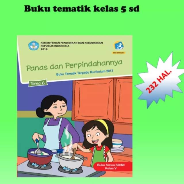 Buku siswa kls 5 tema 6 smtr 2 revisi 2017 cetakan 2020