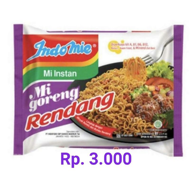 

Indomie goreng rendang