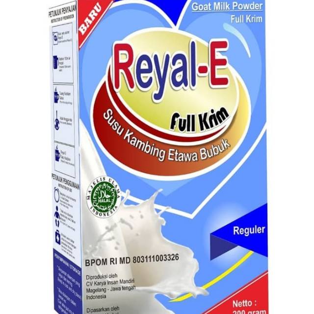 

Susu kambing etawa REYAL E