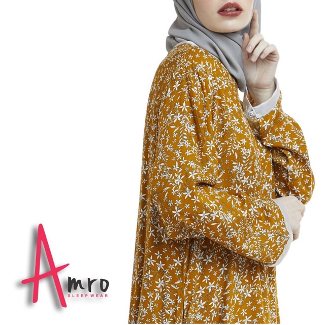 Amro rayon gamis homedress