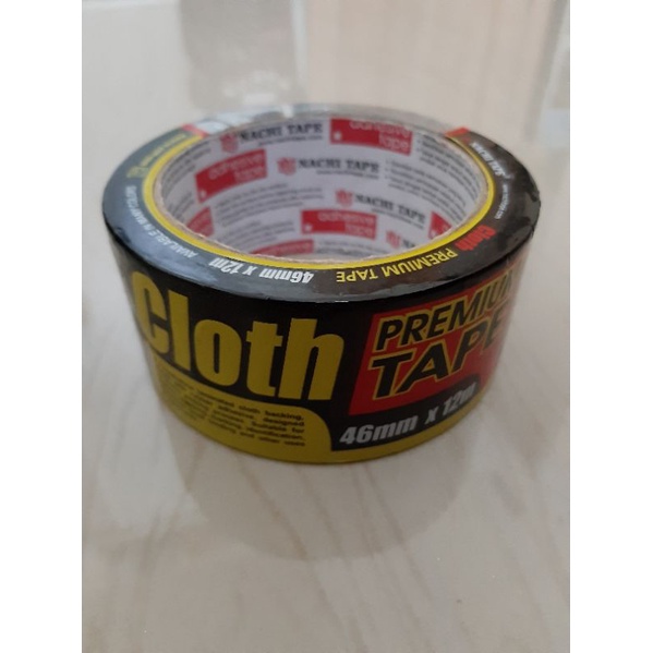 

lakban hitam besar solasi kain 46 mmx12m 2 inchi 48