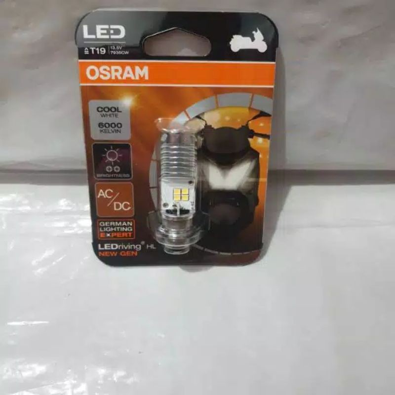 Lampu LED OSRAM T19 AC/DC H6 Motor Bebek Dan Matic