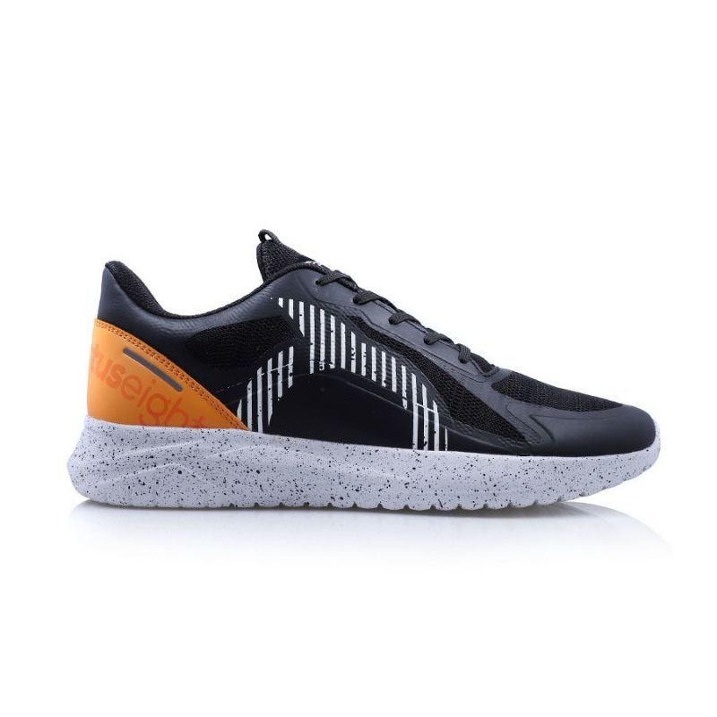 Ortuseight Sepatu Running Nova Black/Orange