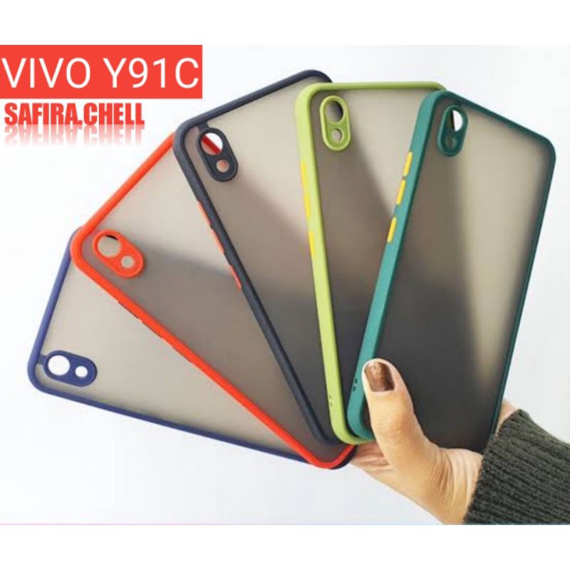 SELIKON/CASE SLICON HP VIVO Y91C MYCHOICE CAMERA AERO