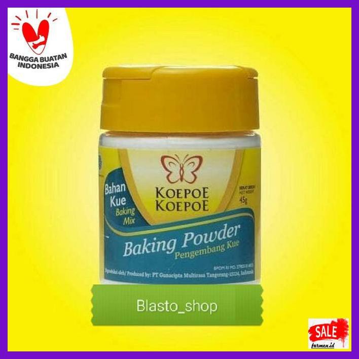 

DERPOWBAKING- KUPU KUPU BAKING POWDER 45 G -ASLIII.