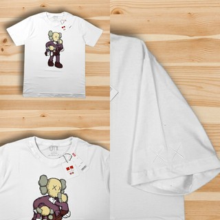  KAOS  BAJU  UNIQLO  KAWS CLEAN SLATE WHITE T SHIRT TEE 