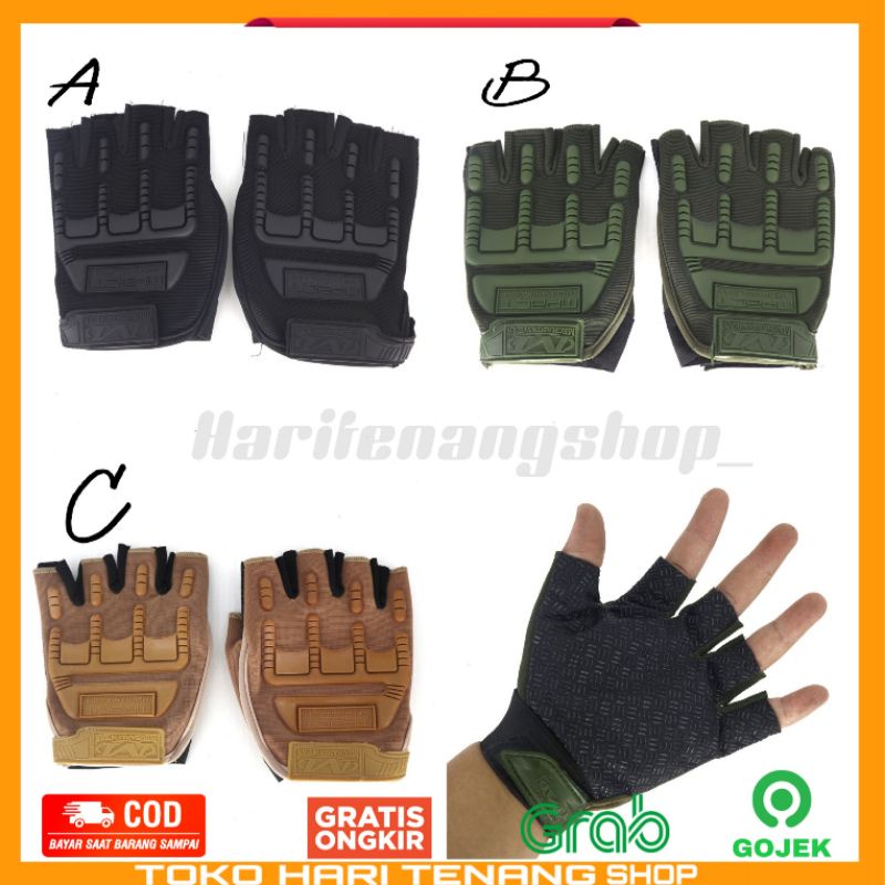 SARUNG TANGAN IMPECK / SARUNG TANGAN TACTICAL / SARUNG TANGAN OUTDOOR