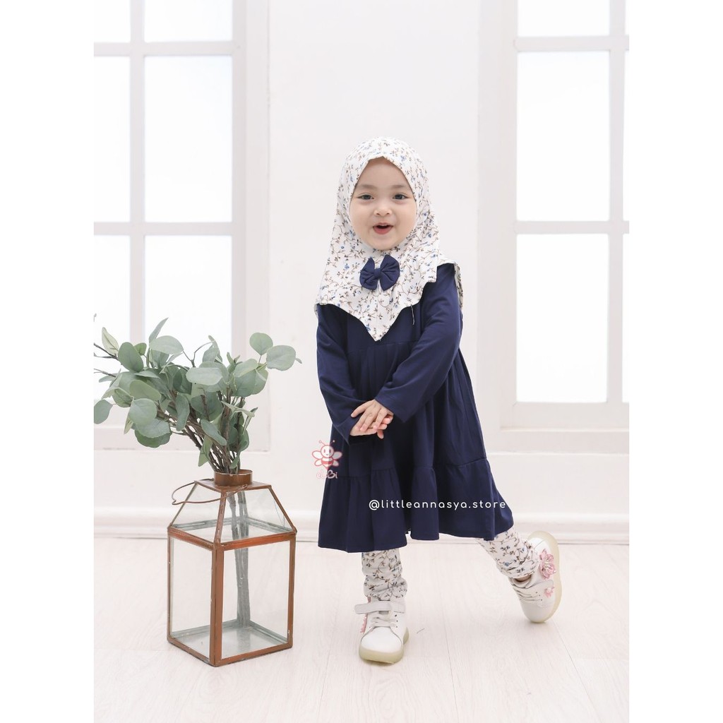 Baju Muslim Anak Perempuan Rayon Super / Gamis Anak 1-2 Tahun, 3-4 Tahun, 5-6 Tahun / Baju Muslim An