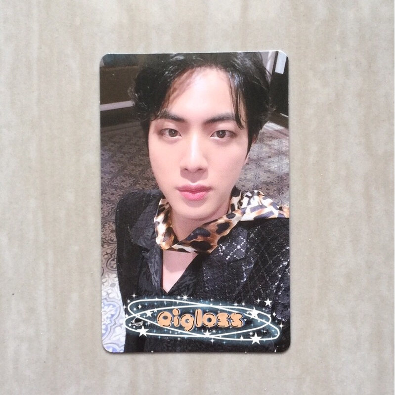 PHOTOCARD BTS BLURAY MEMORIES 2020 DVD BR20 JIN
