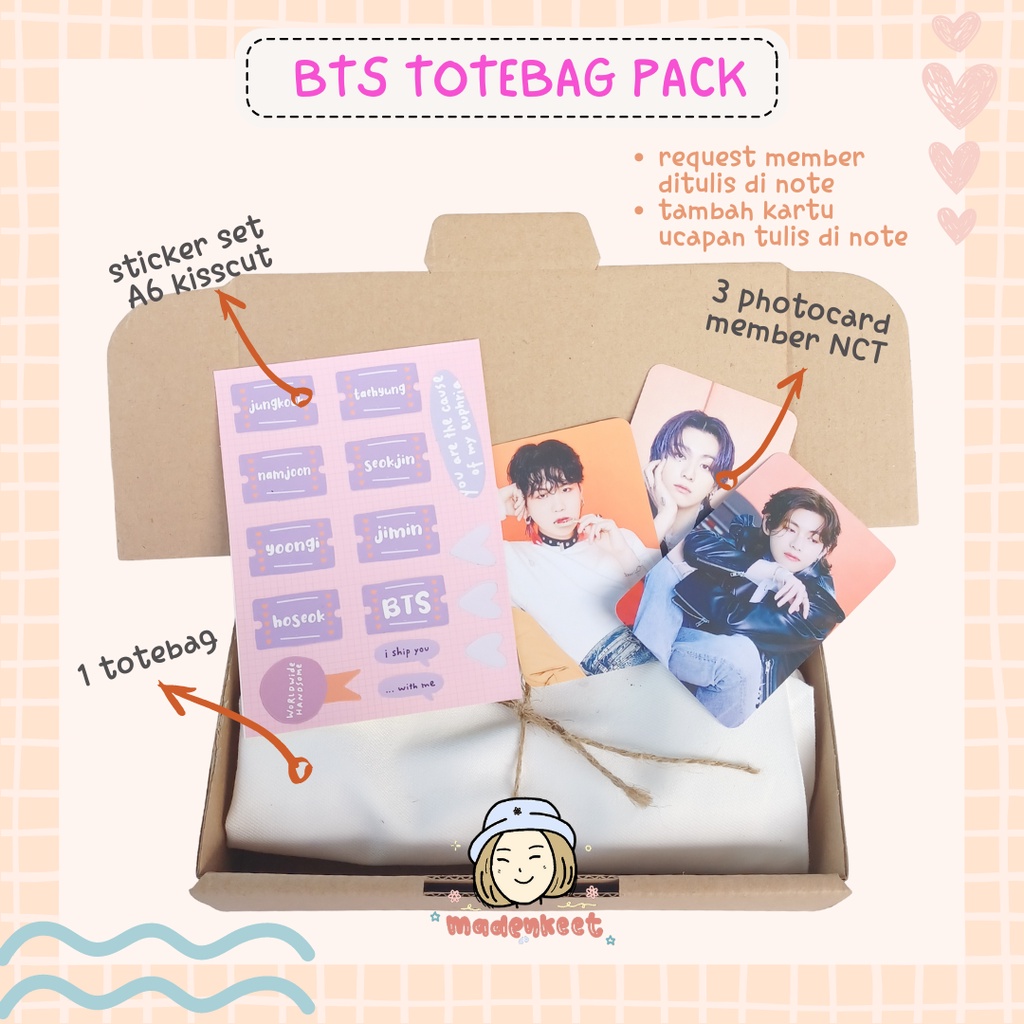 BTS Totebag Canvas Totebag KPop