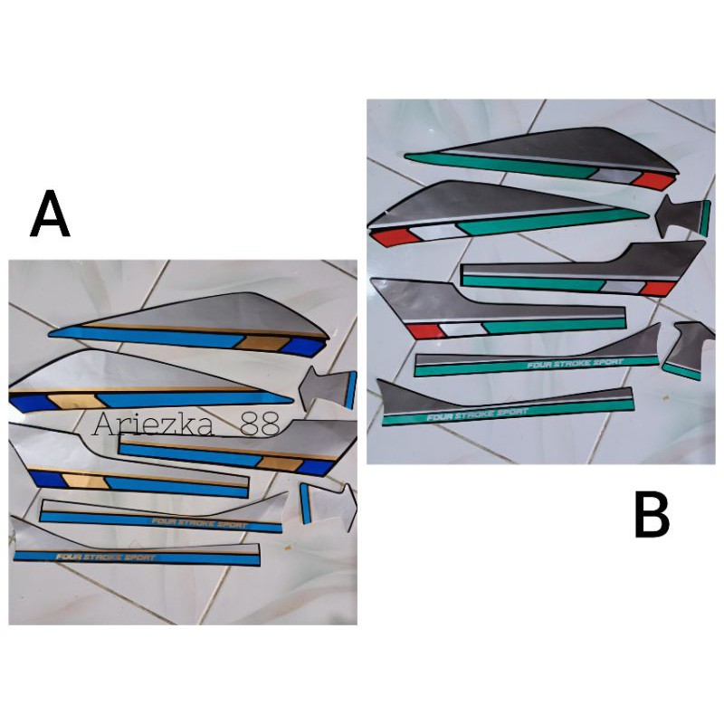 Striping GL Pro 92 Gl Max 1992 1993 | stiker bodi motor gl pro lama