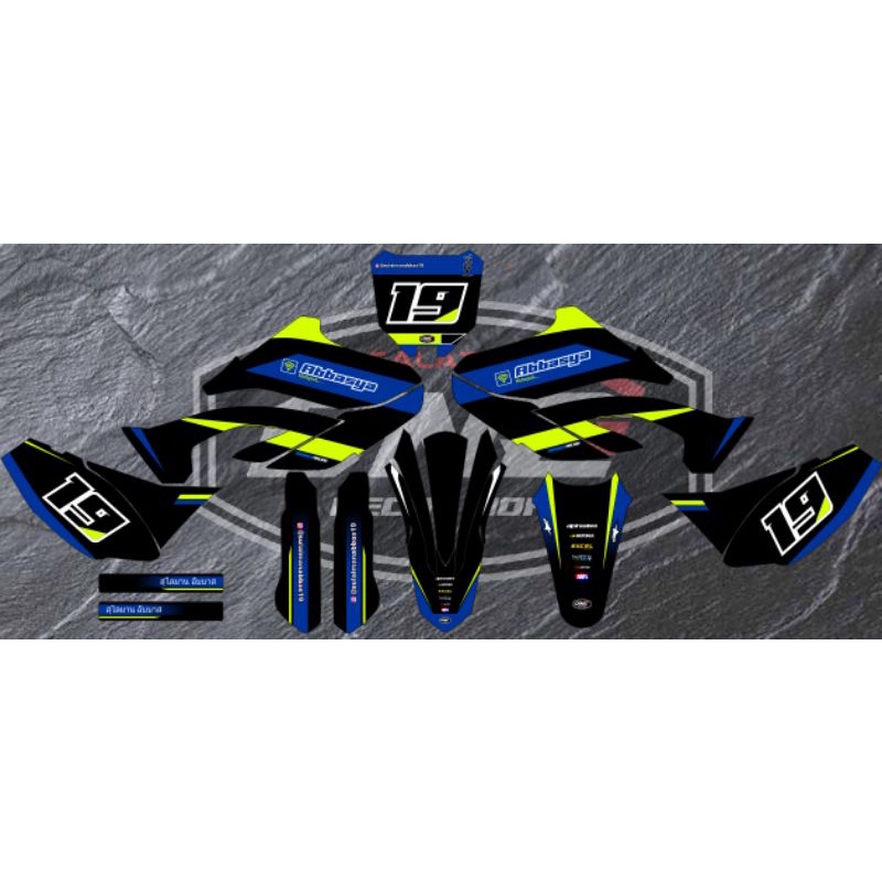 Decal sticker dekal motor wr 155