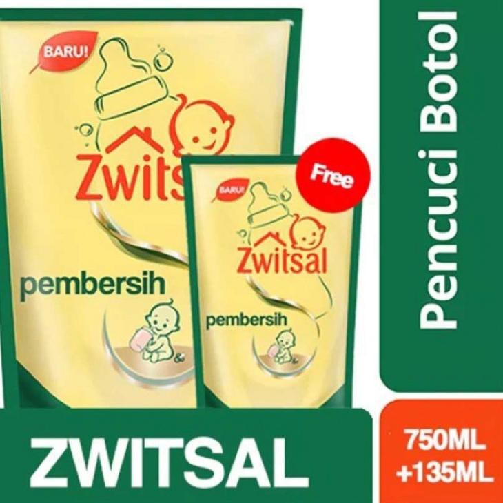 PROMO 3.3 ZWITSAL Baby Bottle Utensils Cleaner Cleanser Sabun Cuci Botol Dot Bayi 750 ML 750ML