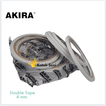 

AKIRA DOUBLE TAPE 4MM / SELOTIP 2 SISI / SATUAN