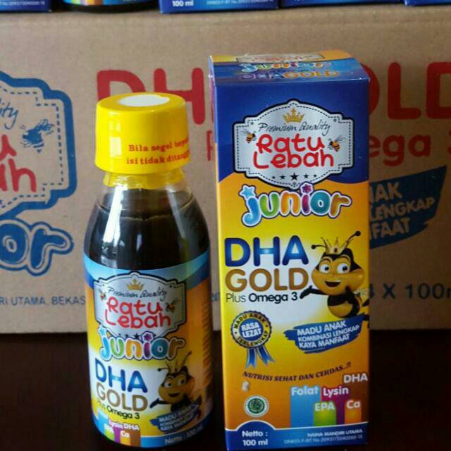 

Madu Anak Ratu Lebah Junior DHA GOLD plus Omega 3 Harga Terjangkau