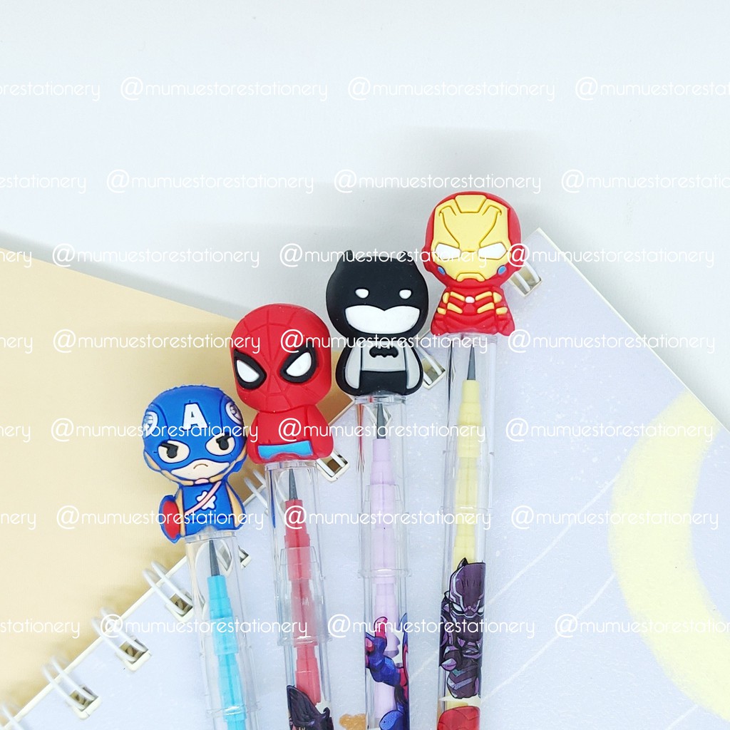

PENSIL BENSIA SUPERHERO / PENSIL CABUT SUPERHERO / PENSIL KARAKTER /PENSIL SUPERHERO